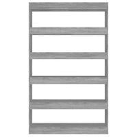 Thumbnail for Bücherregal/Raumteiler Grau Sonoma 100x30x166 cm
