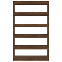 Thumbnail for Bücherregal/Raumteiler Braun Eichen-Optik 100x30x166 cm