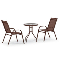 Thumbnail for 3-tlg. Garten-Bistro-Set Braun
