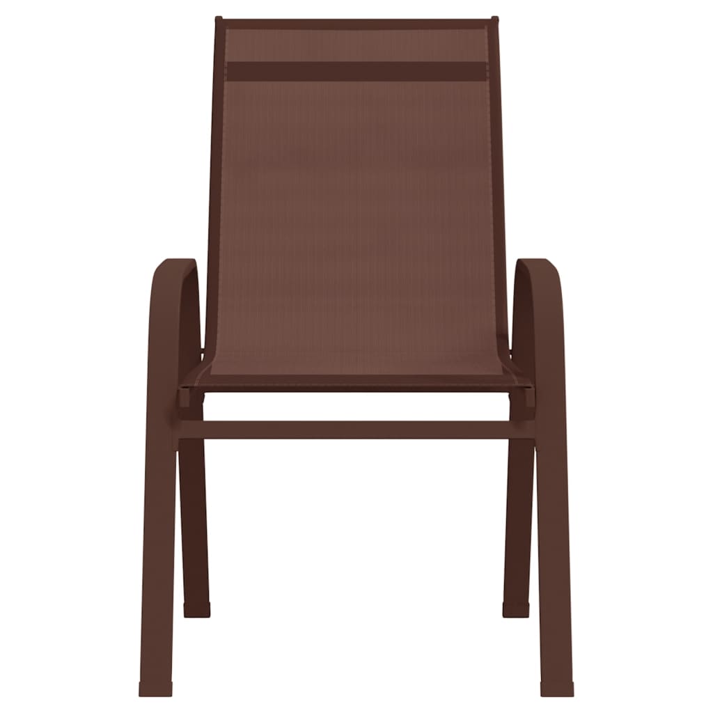 3-tlg. Garten-Bistro-Set Braun