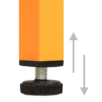 Thumbnail for Nachttische 2 Stk. Senfgelb 35x35x51 cm Stahl