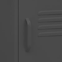 Thumbnail for Nachttische 2 Stk. Anthrazit 35x35x51 cm Stahl