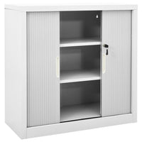 Thumbnail for Schrank mit Schiebetür & Pflanzkasten Grau 90x40x113 cm Stahl