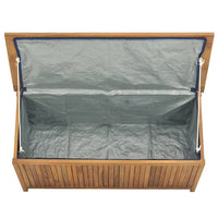 Thumbnail for Gartenbox 114x50x58 cm Massivholz Teak