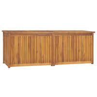 Thumbnail for Gartenbox 150x50x53 cm Massivholz Teak