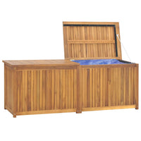 Thumbnail for Gartenbox 150x50x53 cm Massivholz Teak
