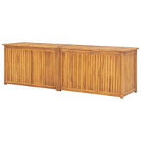 Thumbnail for Gartenbox 175x50x53 cm Massivholz Teak