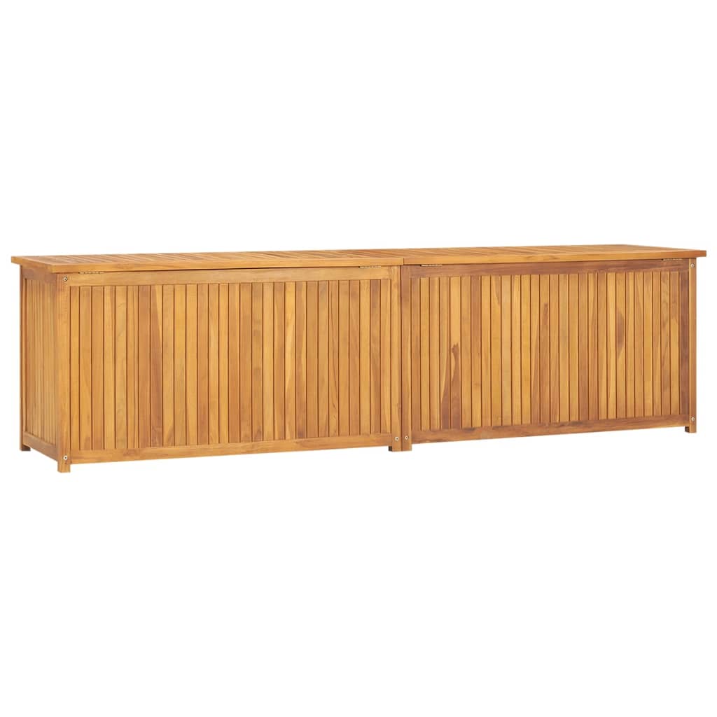 Gartenbox 200x50x53 cm Massivholz Teak