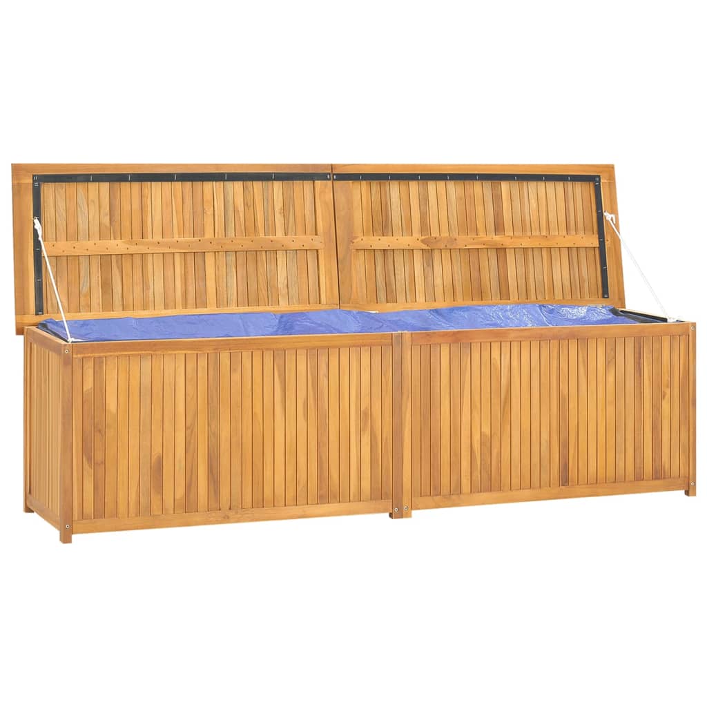 Gartenbox 200x50x53 cm Massivholz Teak