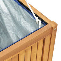 Thumbnail for Gartenbox 200x50x53 cm Massivholz Teak