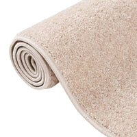 Thumbnail for Teppich Kurzflor 120x170 cm Dunkelbeige