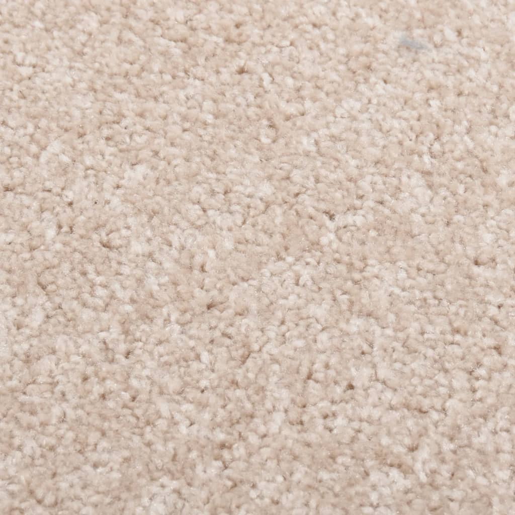 Teppich Kurzflor 120x170 cm Dunkelbeige