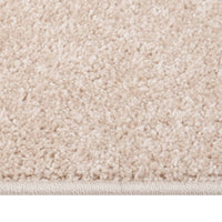 Thumbnail for Teppich Kurzflor 160x230 cm Dunkelbeige