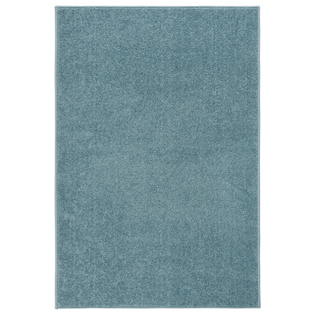 Teppich Kurzflor 200x290 cm Blau