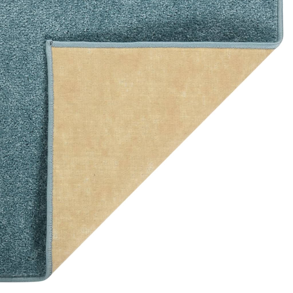 Teppich Kurzflor 200x290 cm Blau