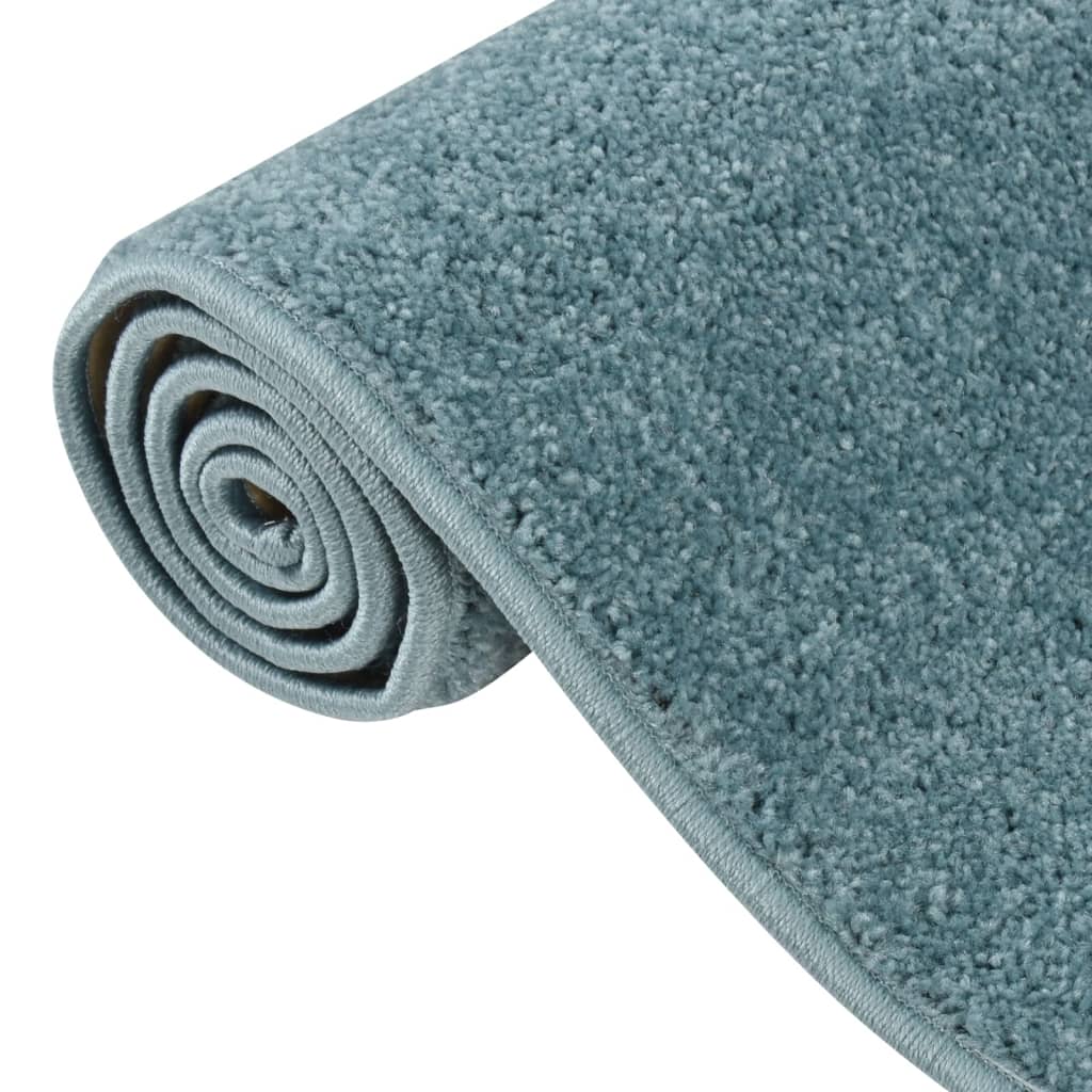 Teppich Kurzflor 200x290 cm Blau