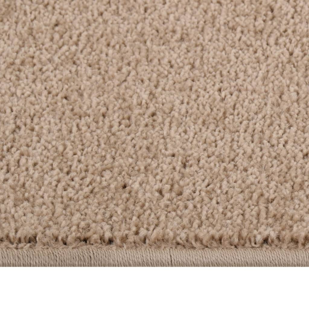 Teppich Kurzflor 200x290 cm Braun