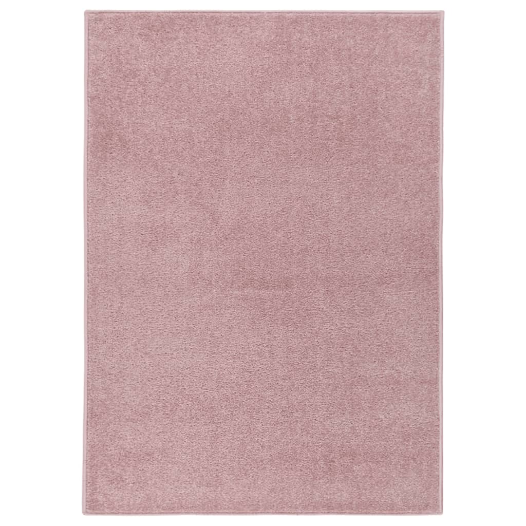 Teppich Kurzflor 120x170 cm Rosa