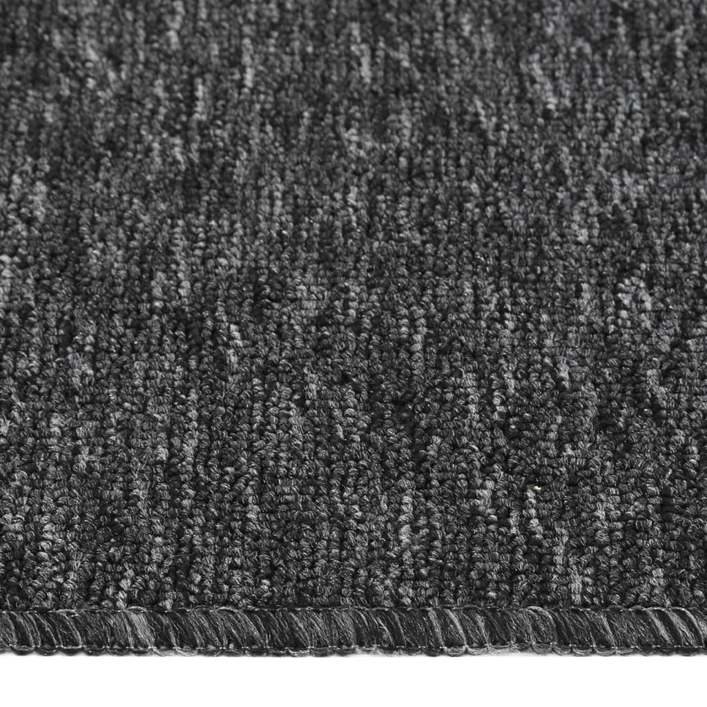 Treppenstufenmatten 15 Stk. 60x25 cm Anthrazit Anti-Rutsch