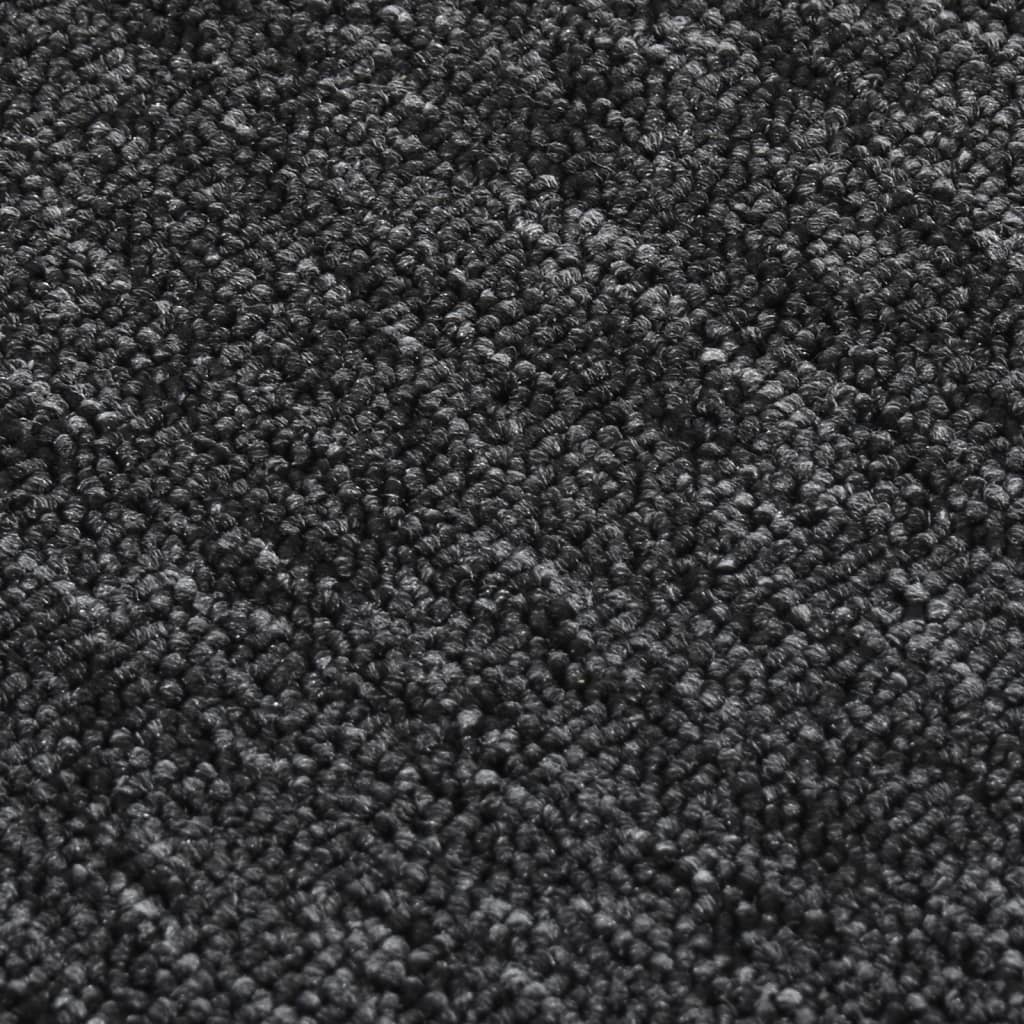 Treppenstufenmatten 15 Stk. 60x25 cm Anthrazit Anti-Rutsch
