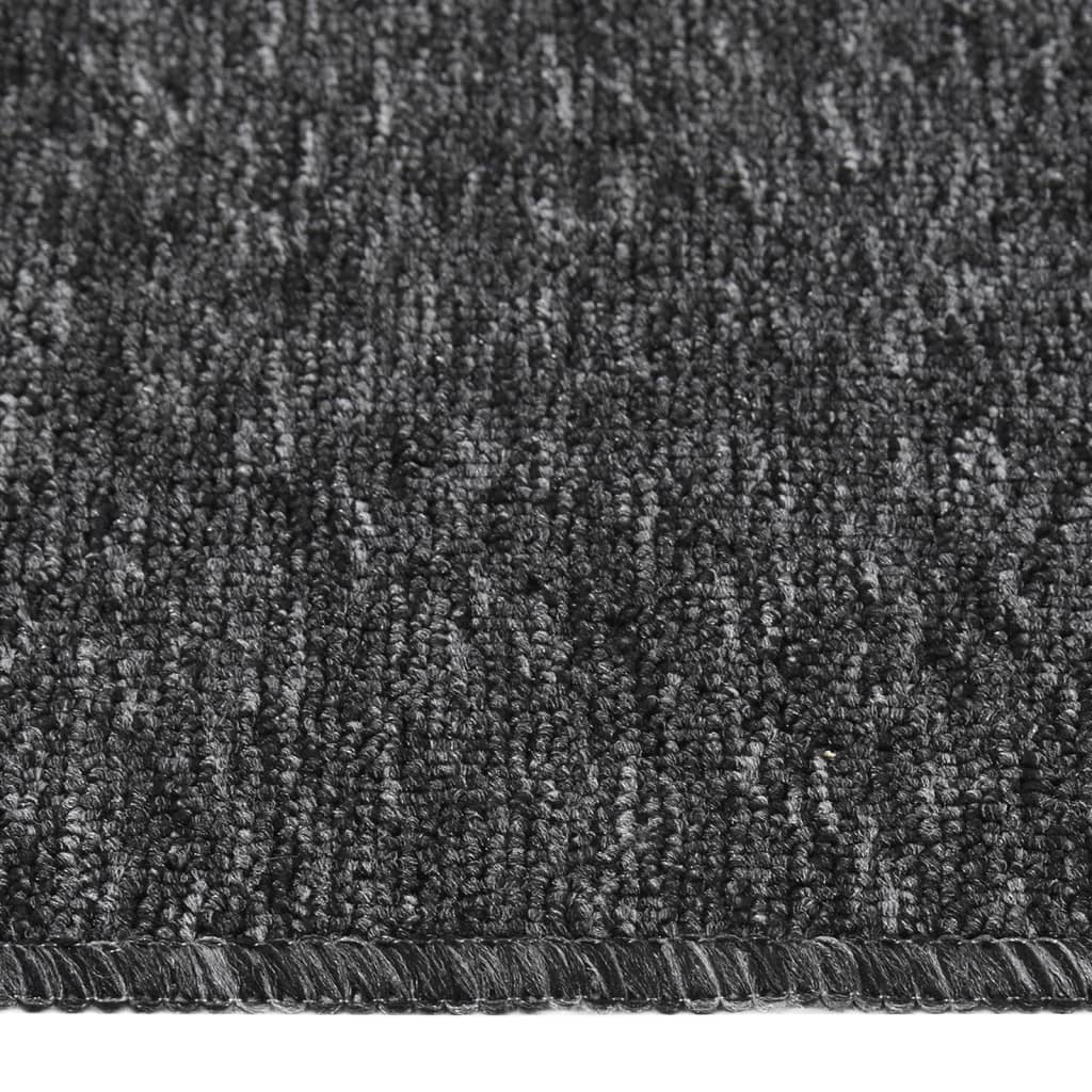 Treppenstufenmatten 15 Stk. 75x20 cm Anthrazit Anti-Rutsch