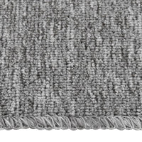 Thumbnail for Treppenstufenmatten 15 Stk. 75x20 cm Grau Anti-Rutsch