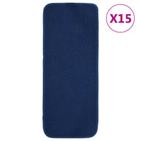 Thumbnail for Treppenstufenmatten 15 Stk. 60x25 cm Marineblau Anti-Rutsch