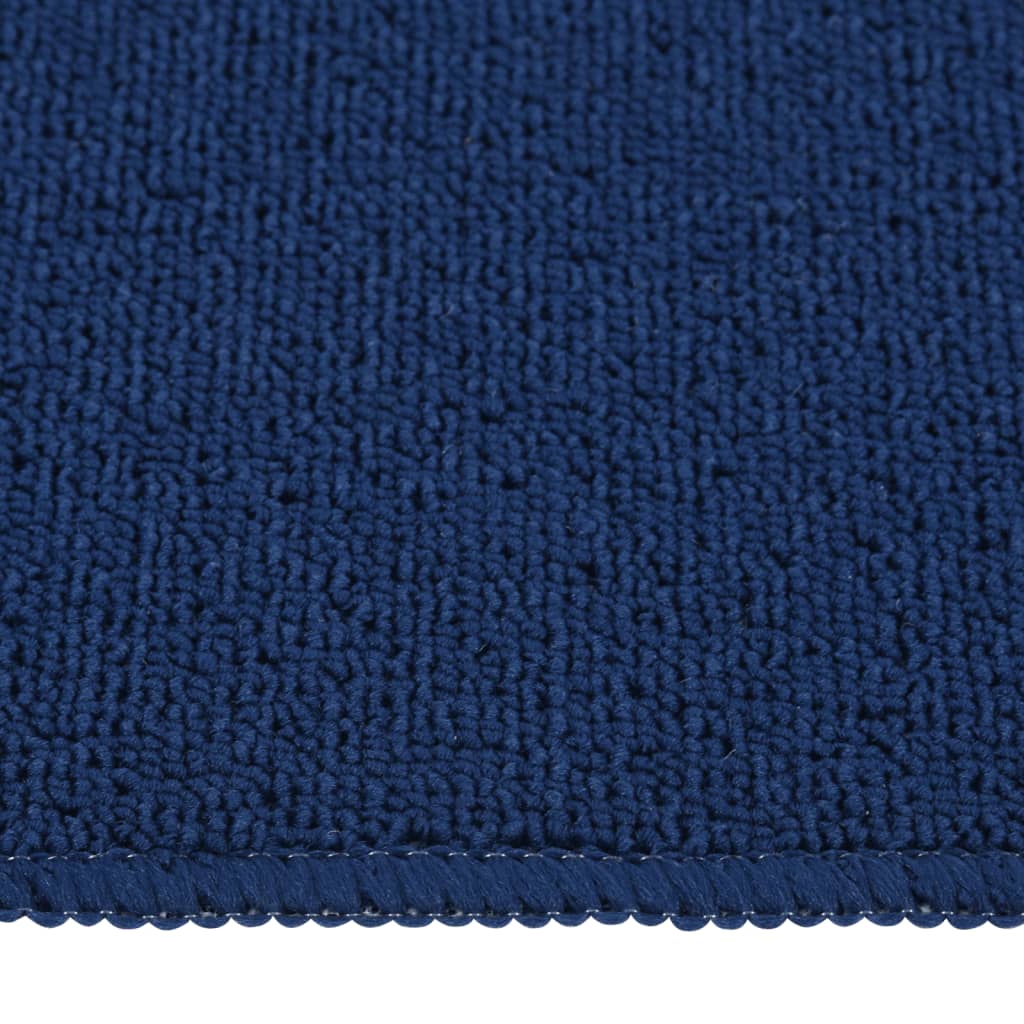 Treppenstufenmatten 15 Stk. 60x25 cm Marineblau Anti-Rutsch