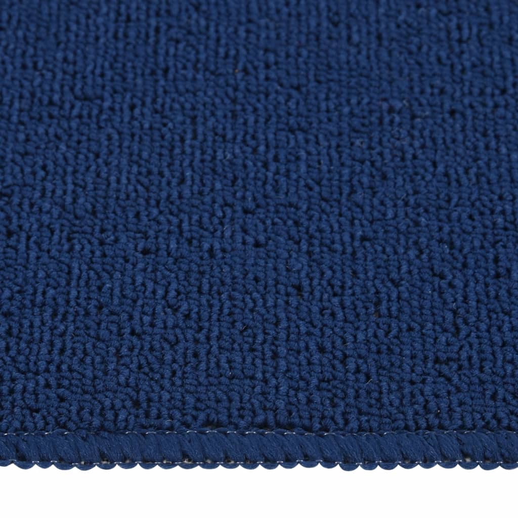 Treppenstufenmatten 15 Stk. 75x20 cm Marineblau Anti-Rutsch