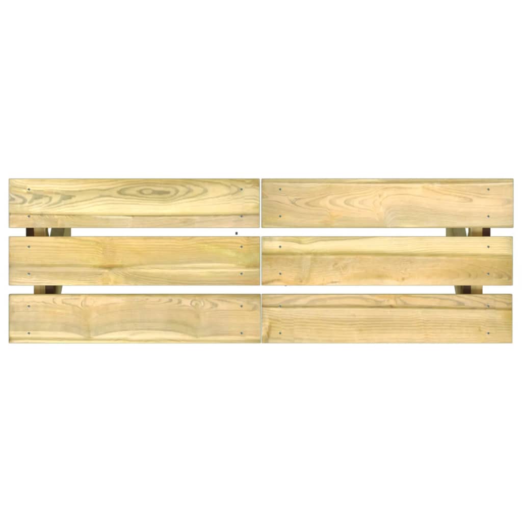 Gartenbank 110 cm Kiefernholz Imprägniert