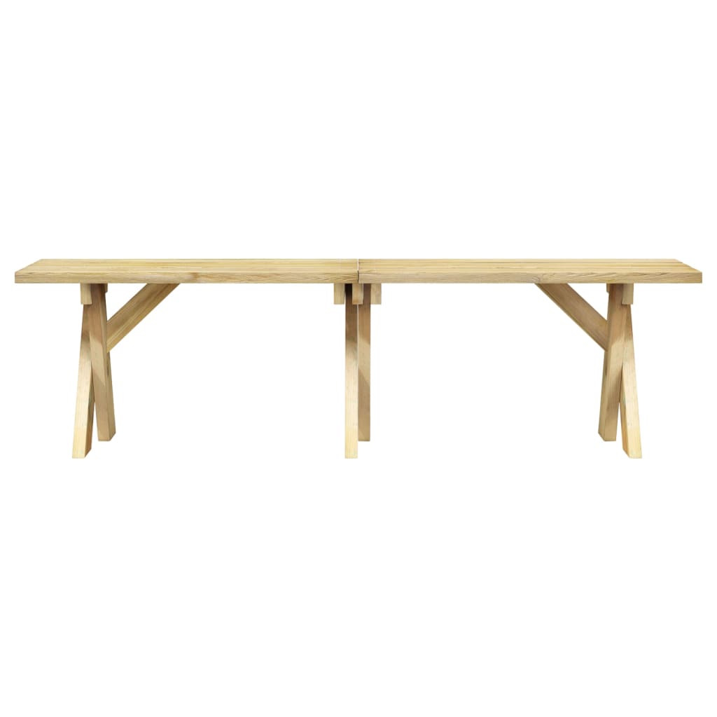 Gartenbank 160 cm Kiefernholz Imprägniert