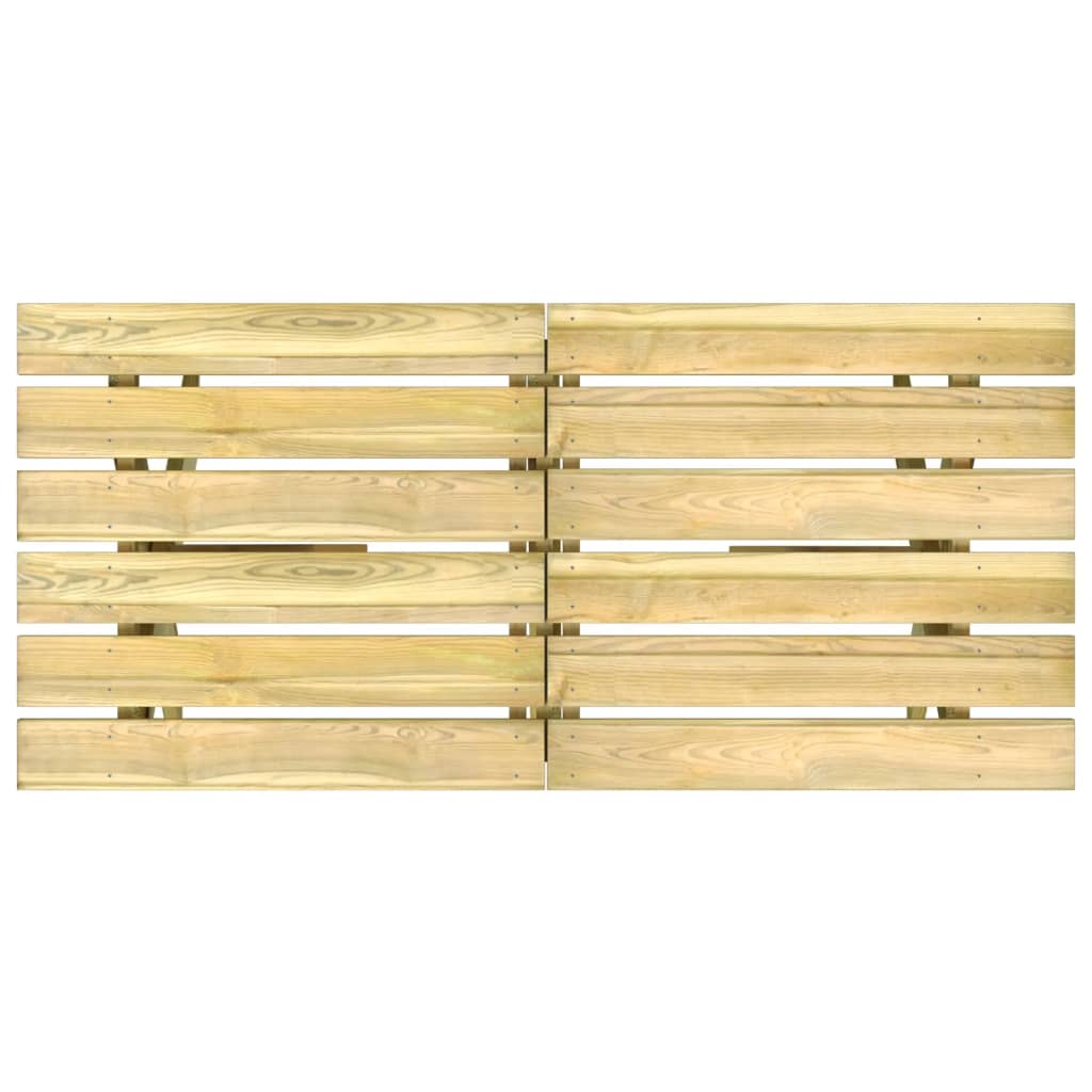 Gartentisch 160x73x70 cm Kiefernholz Imprägniert