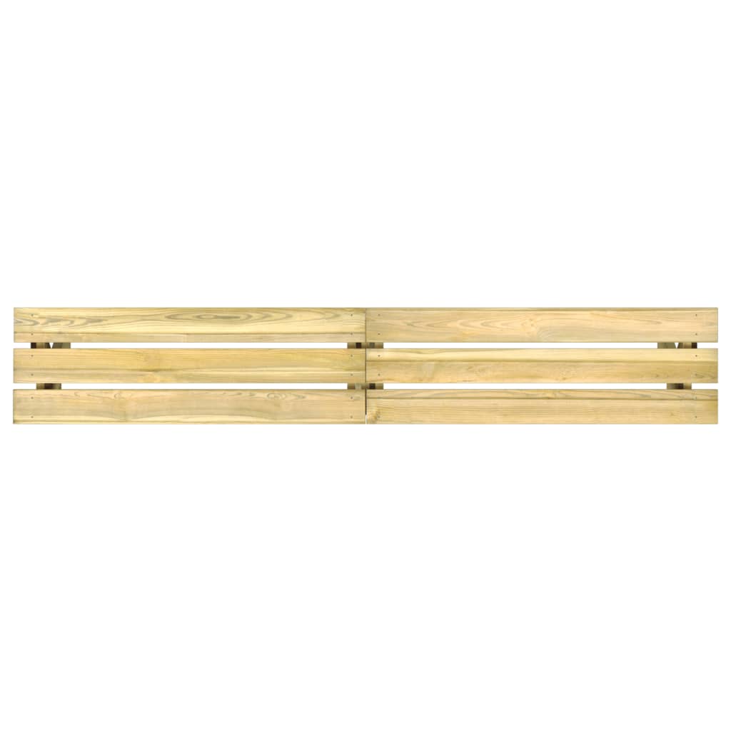 Gartenbank 220 cm Kiefernholz Imprägniert