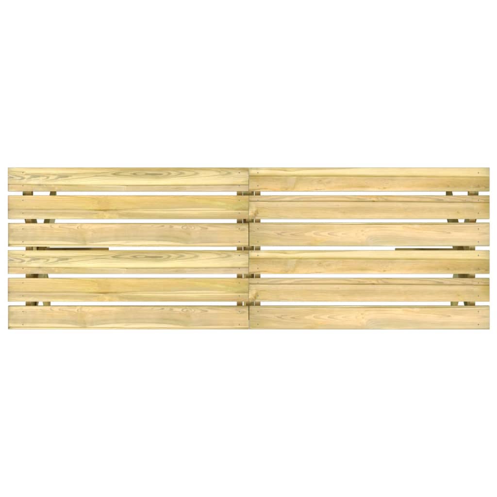 Gartentisch 220x73x70 cm Kiefernholz Imprägniert