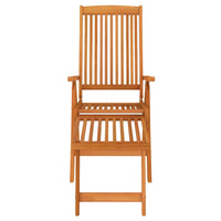 Thumbnail for Klappbare Gartenstühle mit Fußstützen 2 Stk. Eukalyptusholz