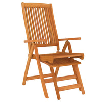 Thumbnail for Klappbare Gartenstühle mit Fußstützen 2 Stk. Eukalyptusholz