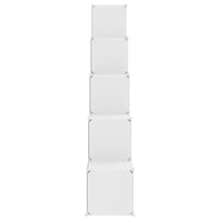 Thumbnail for Kinderschrank Modular mit 15 Würfeln Weiß PP