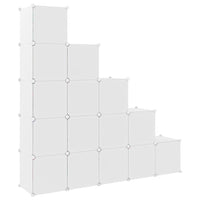 Thumbnail for Kinderschrank Modular mit 15 Würfeln Weiß PP
