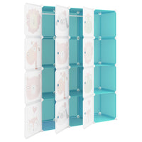 Thumbnail for Kinderschrank Modular mit 12 Würfeln Grün PP