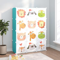 Thumbnail for Kinderschrank Modular mit 12 Würfeln Grün PP