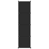 Thumbnail for Kinderschrank Modular mit 10 Würfeln Schwarz PP