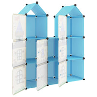 Thumbnail for Kinderschrank Modular mit 8 Würfeln Blau PP