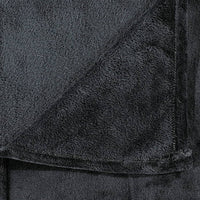 Thumbnail for Decke Schwarz 130x170 cm Polyester