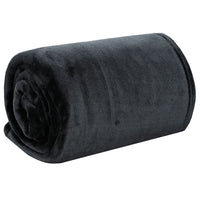 Thumbnail for Decke Schwarz 200x240 cm Polyester