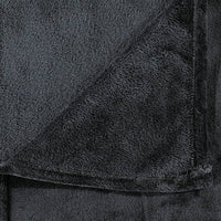 Thumbnail for Decke Schwarz 200x240 cm Polyester