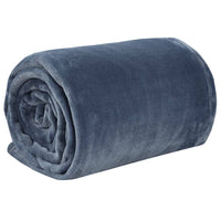 Thumbnail for Decke Grau 130x170 cm Polyester