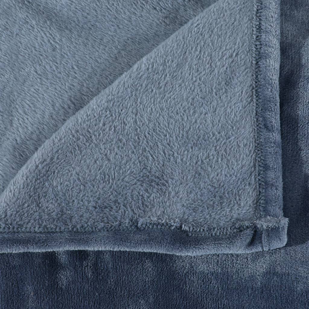 Decke Grau 200x240 cm Polyester