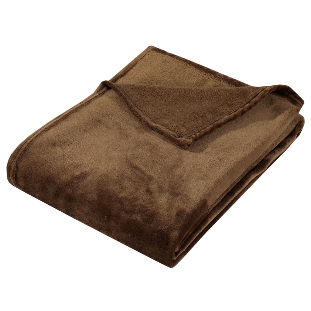 Decke Kakaobraun 200x240 cm Polyester