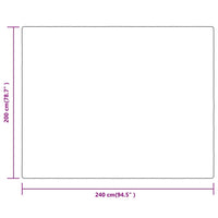Thumbnail for Decke Creme 200x240 cm Polyester