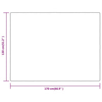 Thumbnail for Decke Gelb 130x170 cm Polyester